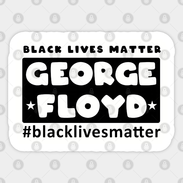 black lives matter, I can't breathe, George Floyd, Stop killing black people, Black history Sticker by UrbanLifeApparel